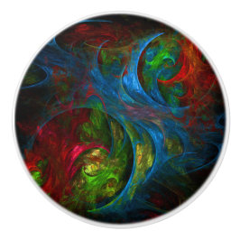 Genesis Blue Abstrakt Art Knopp