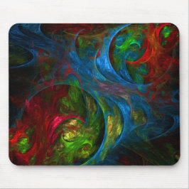 Genesis Blue Abstrakt Art Mousepad Musmatta