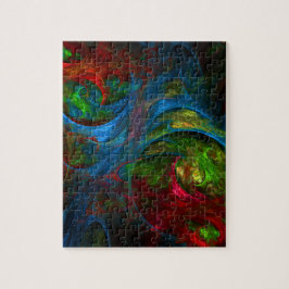 Genesis Blue Abstrakt Art Pussel