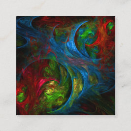 Genesis Blue Abstrakt Art Tilläggskort