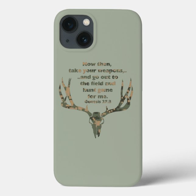 Genesis Hunting Quote iphone case (Baksida)