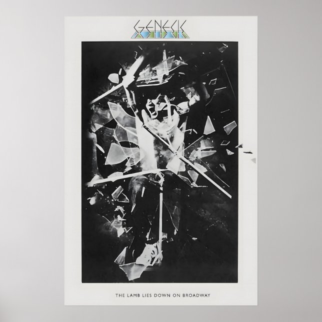 Genesis Lamb Lies Down on Broadway 1974 US Promo Poster (Framsidan)
