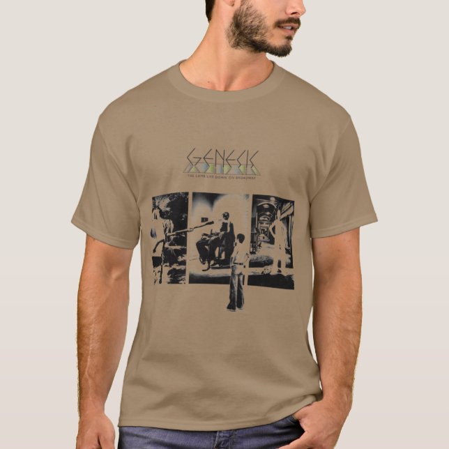 Genesis Lamb Lies Down on Broadway present T Shirt (Framsida)