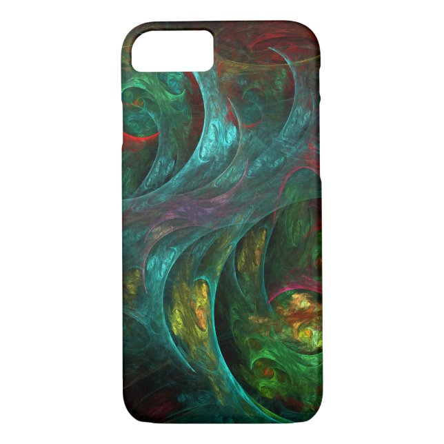 Genesis Nova Abstrakt Art Case-Mate iPhone Skal (Baksida)