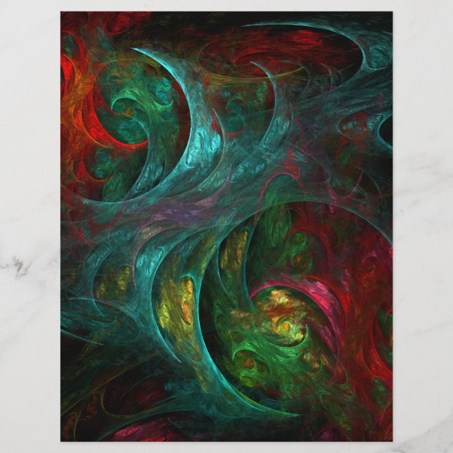 Genesis Nova Abstrakt Art Flyer (Framsidan)