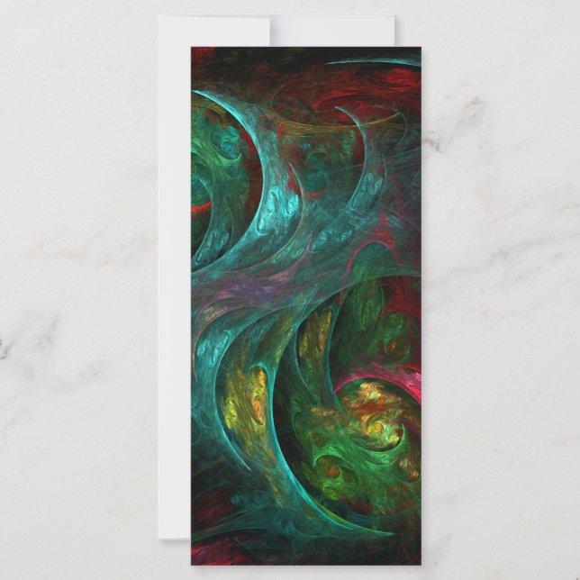 Genesis Nova Abstrakt Art Rack Card (Framsida)
