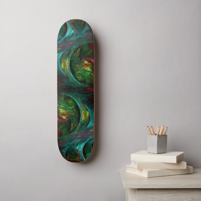 Genesis Nova Abstrakt Art Skateboard (Väggkonst)