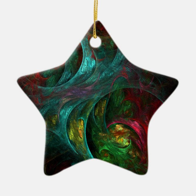 Genesis Nova Abstrakt Art Star Ornament (Framsidan)
