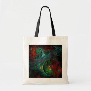 Genesis Nova Abstrakt Art Tote Bag Tygkasse
