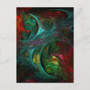 Genesis Nova Abstrakt Art vykort