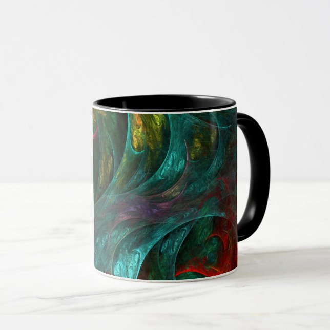 Genesis Nova Abstrakt Coffee Mugg (Framsida höger)