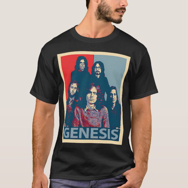 Genesis Rock Band T Shirt (Framsida)