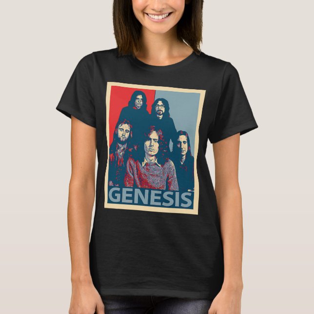 Genesis Rock Band T Shirt (Framsida)