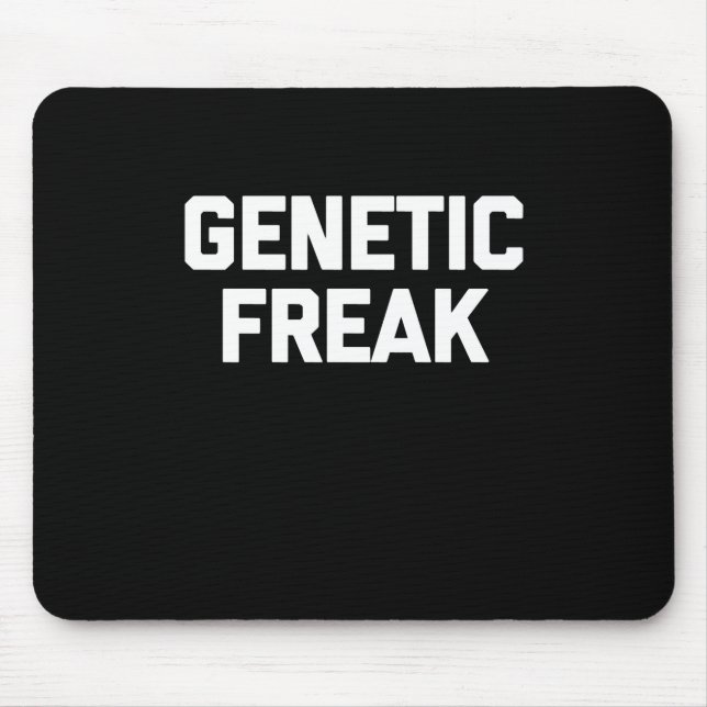 Genetic Freak T-Shirt Funny Say Musmatta (Framsidan)