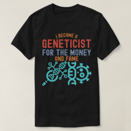 Genetik, ledande genetiker t shirt