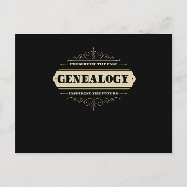 Genetik som bevarar den historiska inspirationen f vykort (Framsida)