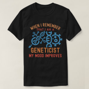 Genetikcitat, genetik huvudämne t shirt