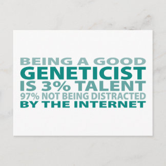 Genetiker 3% Talang Vykort