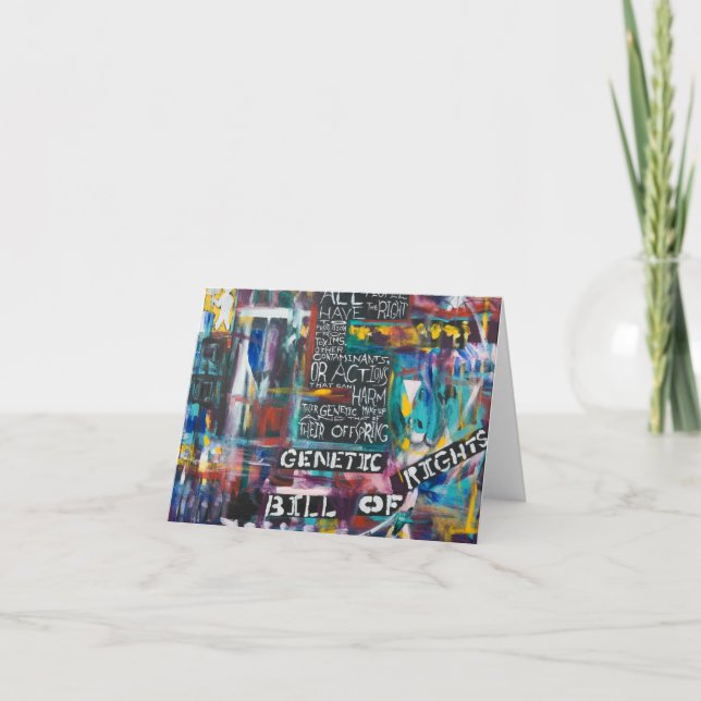 Genetisk Bill of Högers Painting #5-kort Kort (Framsida)
