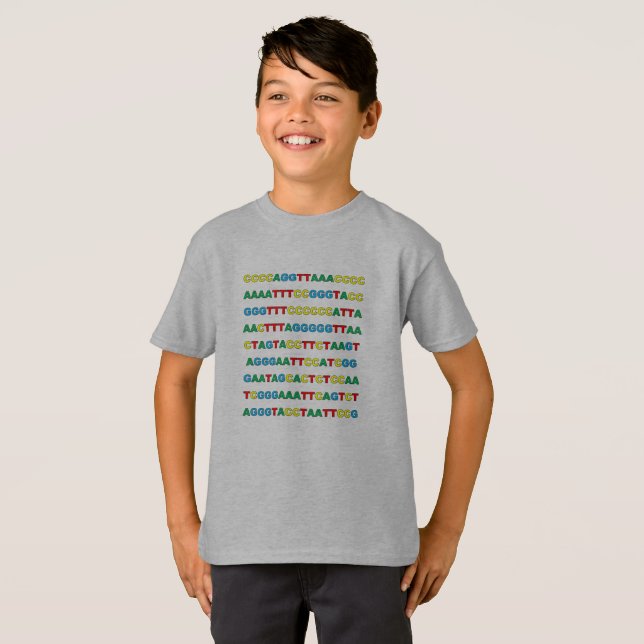 GENETISK KOD T-Shirt (Hel framsida)