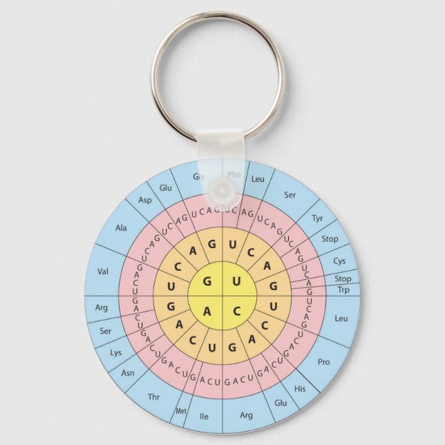 Genetisk kodnyckelkedja nyckelring (Framsida)