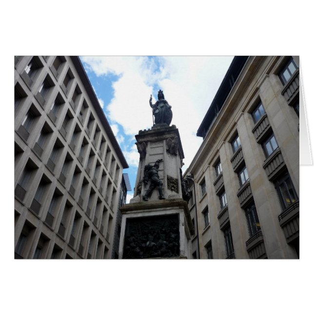 Genetisk kvadrat hälsningskort (Framsidan Horizontal)