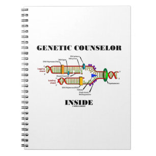Genetisk lägerledareinsida (DNA-replicationen) Anteckningsbok Med Spiral