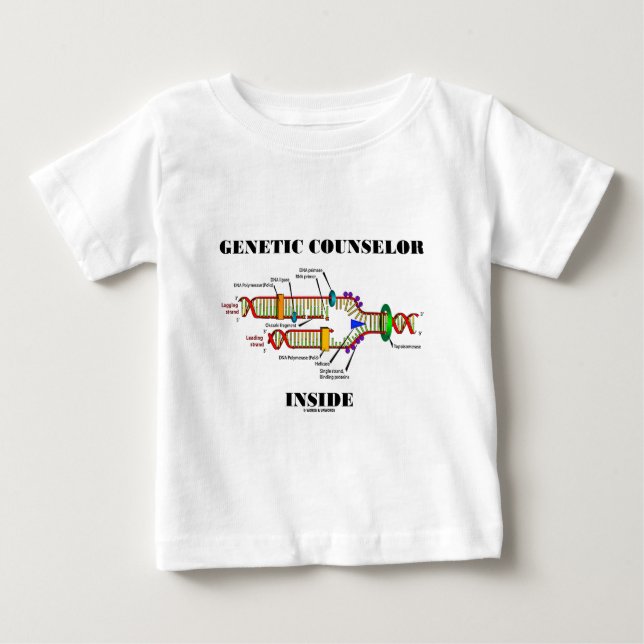 Genetisk lägerledareinsida (DNA-replicationen) T-shirt (Framsida)