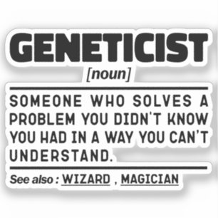 Genetisk noun-genetik, Älskare, uppskattningsfunkt Klistermärken