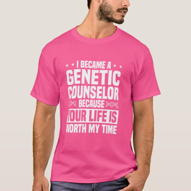 Genetisk rådgivare Medicinsk specialistforskare oc T Shirt (Framsida)