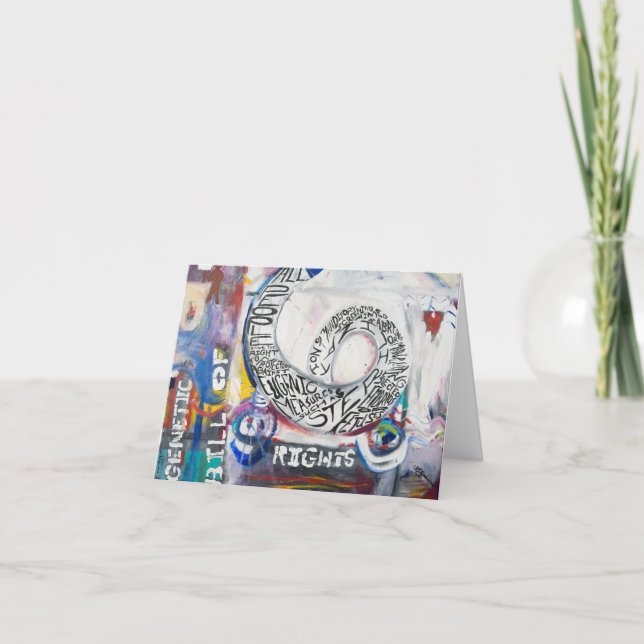 Genetiskt Bill of Högers Painting #6-kort Kort (Framsida)