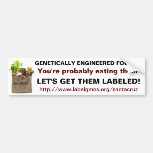 Genetiskt iscensatte matar? bildekal