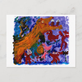 Genetiskt monstervykort vykort