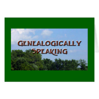 Genetiskt tal hälsningskort