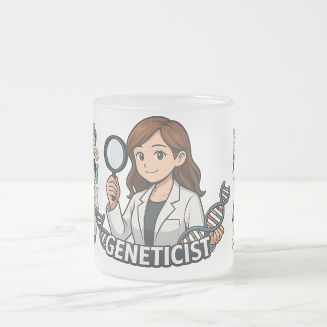 Genetist-kopp Frostad Glasmugg (Center)