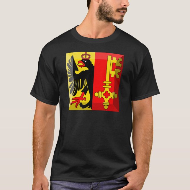 Geneva flaggaGem Tröja (Framsida)
