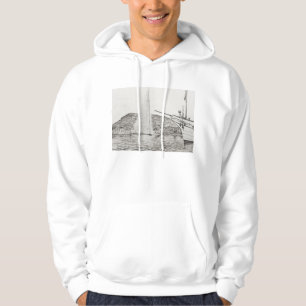 Geneva fontän och pilbåge av nöjefartyget 2011 sweatshirt med luva