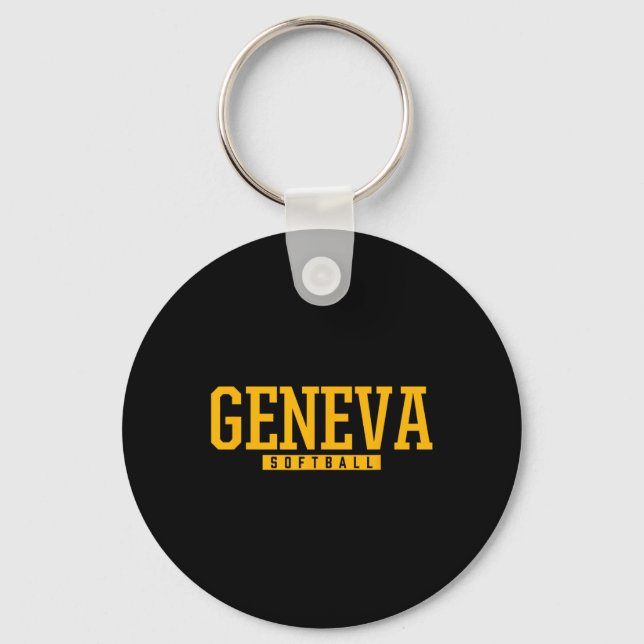 Geneva High School Softboll Nyckelring (Framsida)