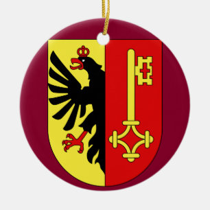 Geneva* Schweitz julprydnad Julgransprydnad Keramik
