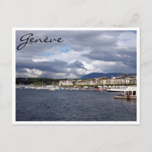 geneva sjö leman vykort