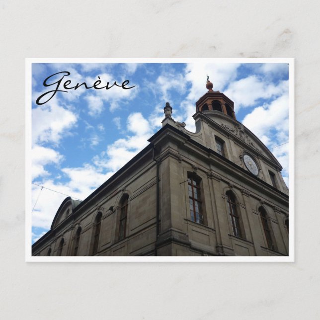 genève-arkitektur vykort (Framsida)