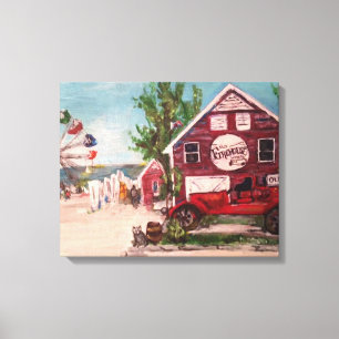 "Genève i Sjö, Ohio" av Willowcatdesigns Canvastryck