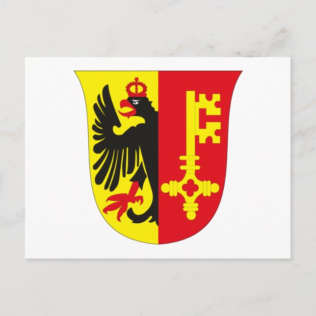 Genève Jackande Arm vykort (Framsida)