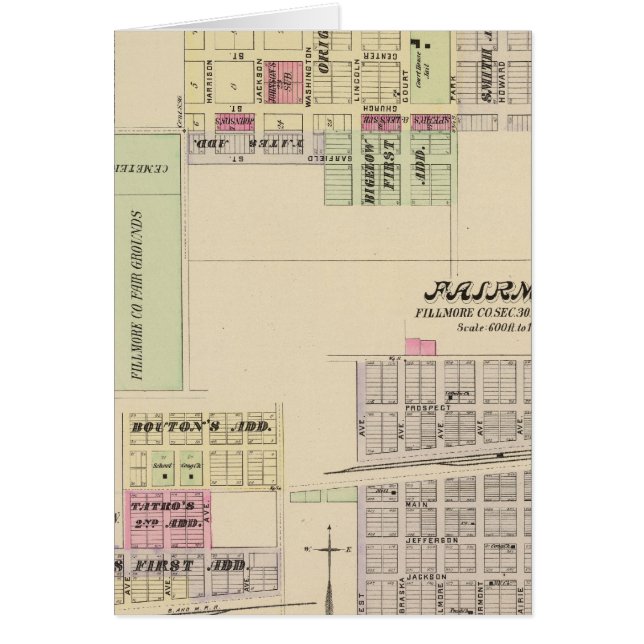 Genève, Nebraska Hälsningskort (Framsidan)