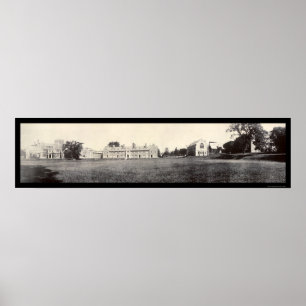 Genève, New York Hobart College Photo 1909 Poster