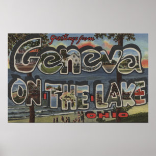 Genève-på-Sjö, Ohio-stora Brev-scener Poster