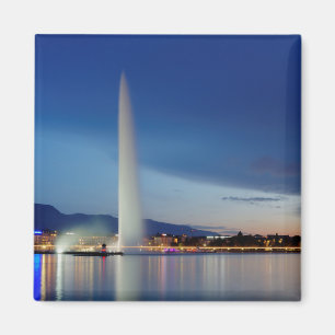 Genève panorama, Schweiz Magnet