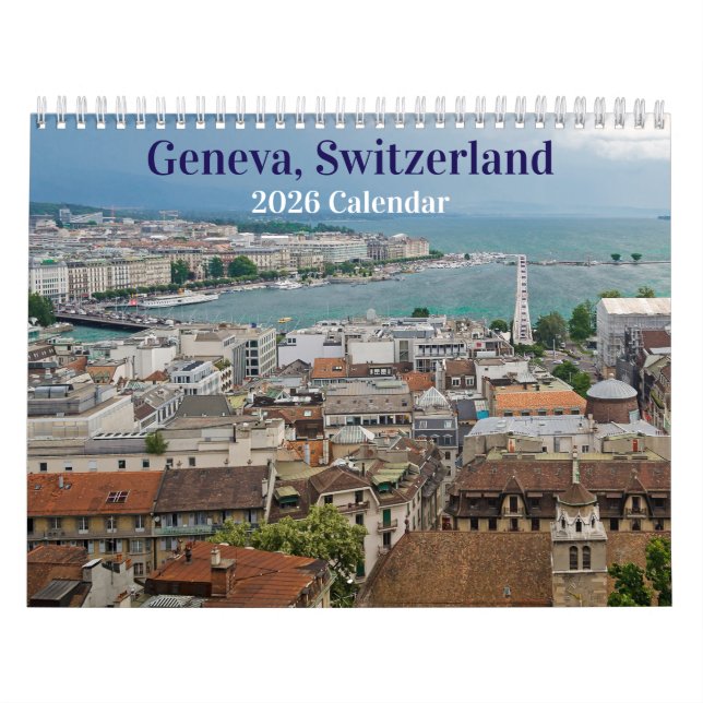 Genève, Schweiz 2026-kalender Kalender (Omslag)