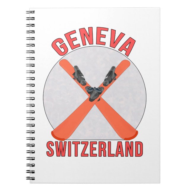 Genève, Schweiz Anteckningsbok (Framsidan)
