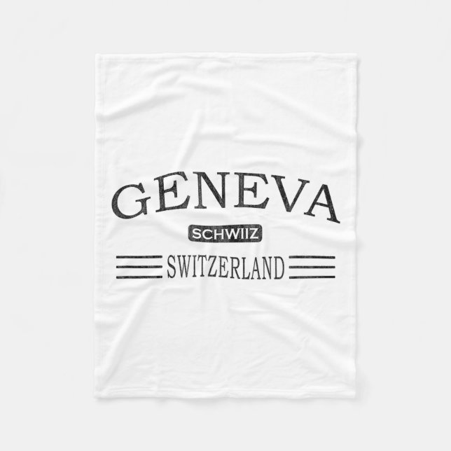 Geneve schweiz - geneve schweiz -  fleecefilt (Framsidan)